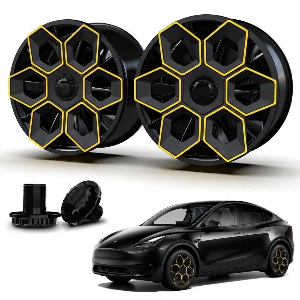 19" Hexa Honeycomb Wheel Covers for Model Y / Model Y Juniper | Tesery