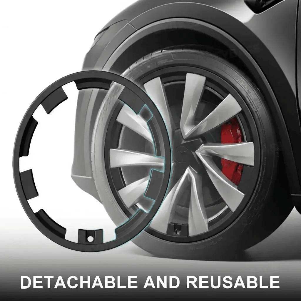 19’’ Nova Wheels Rim Protectors for Model 3 Highland | 360° ABS Wheel Edge Protection
