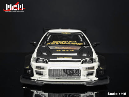 [Preorder] MCM 1:18 Honda Kevamannz 1996 EG6 Hatchback Wide  Body (5 Colours)