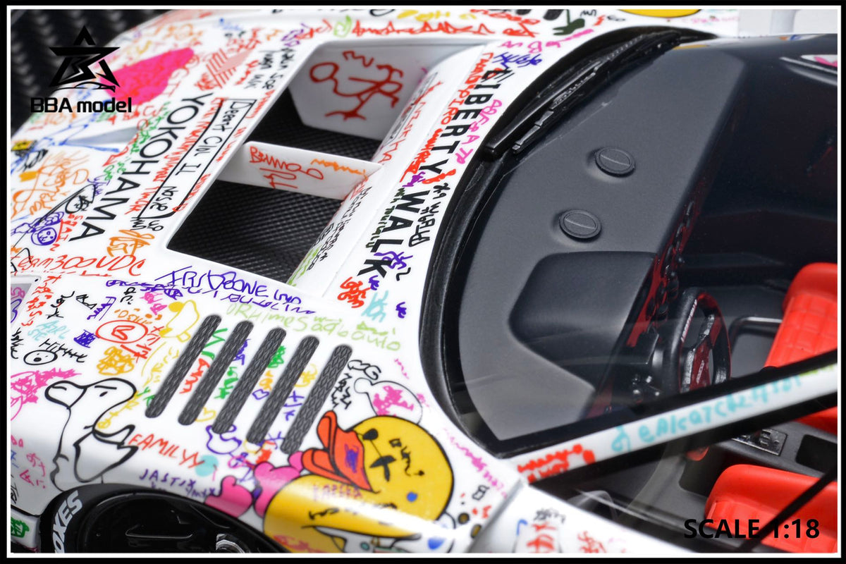 [Preorder] BBA model 1:18 Ferrari F40 LBWK Widebody Hand-Drawn Graffiti Livery