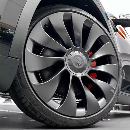 20" & 21” Wheel Hub Center Caps for Model Y (2020-2025.03) | Quick-Snap & Tool-Free