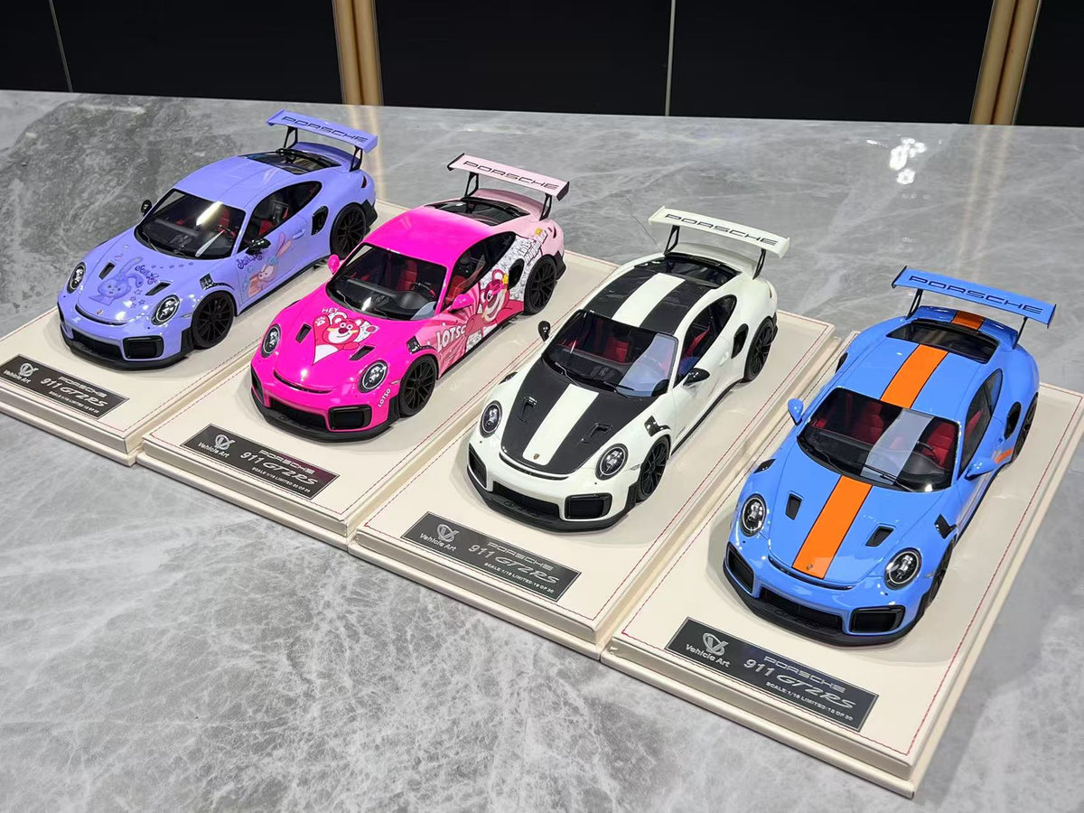 Vehicle Art 1:18 Porsche 911 GT2 RS Weissach - 4 Colors