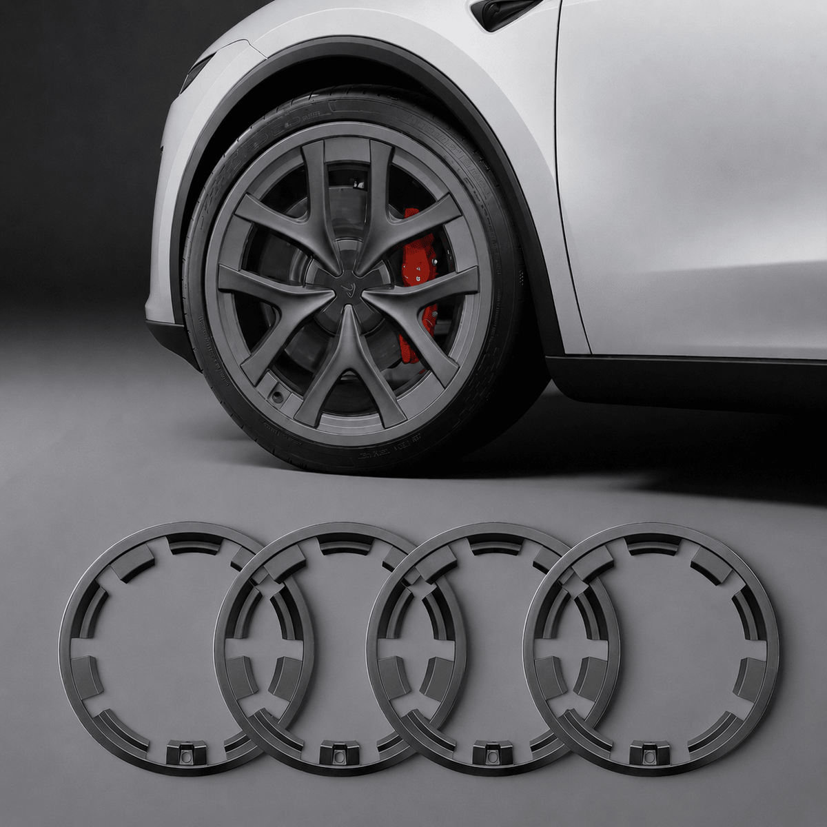 21'' Arachnid 2.0 Rim Protectors for Tesla Model Y Juniper Performance | Tesery