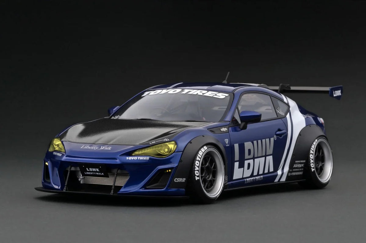Ignition Model 1:18 LB nation 86 WORKS Full Complete ver.1 Blue Metallic IG2668