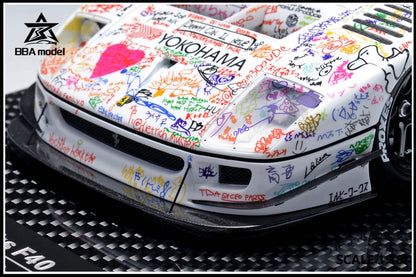 [Preorder] BBA model 1:18 Ferrari F40 LBWK Widebody Hand-Drawn Graffiti Livery