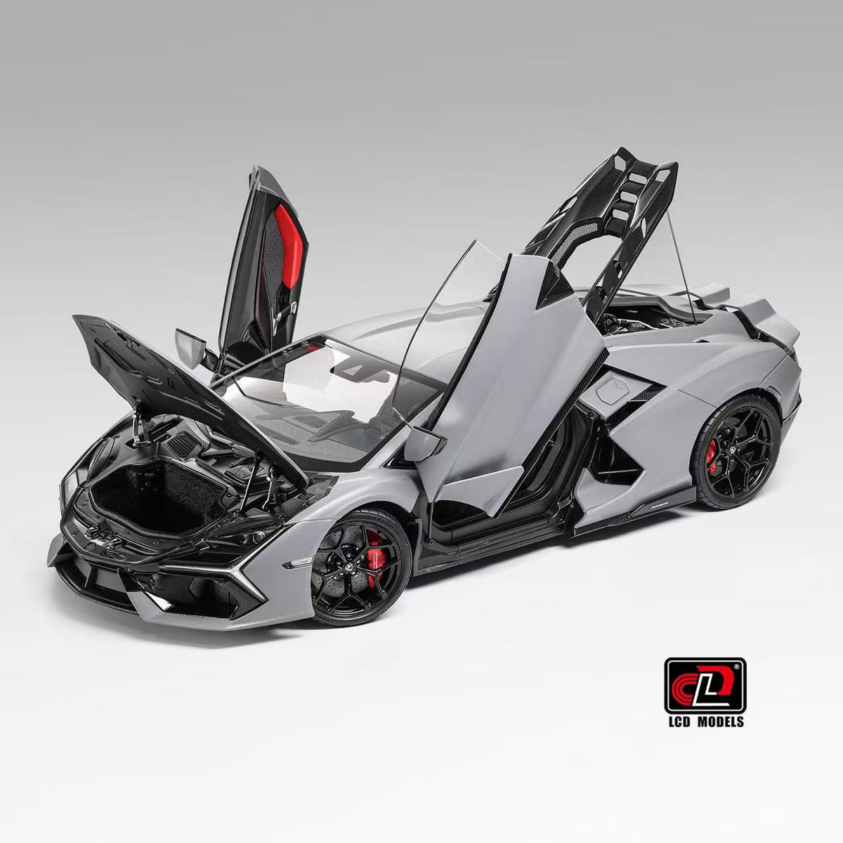 [Preorder] LCD 1:18 Lamborghini Revuelto Matte Grey LCD18026-GR