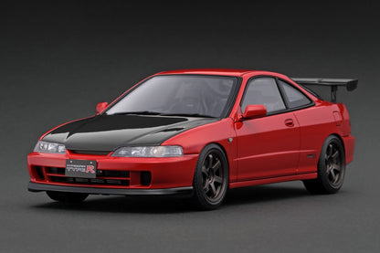 Ignition Model 1:18 Honda INTEGRA (DC2) TYPE R Red With B18C Engine IG3057