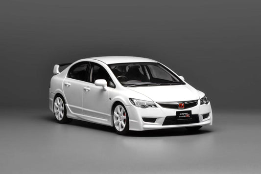 MOTORHELIX 1:18 Honda Civic Type R (FD2) 2007 Facelift Premium White Pearl M85404