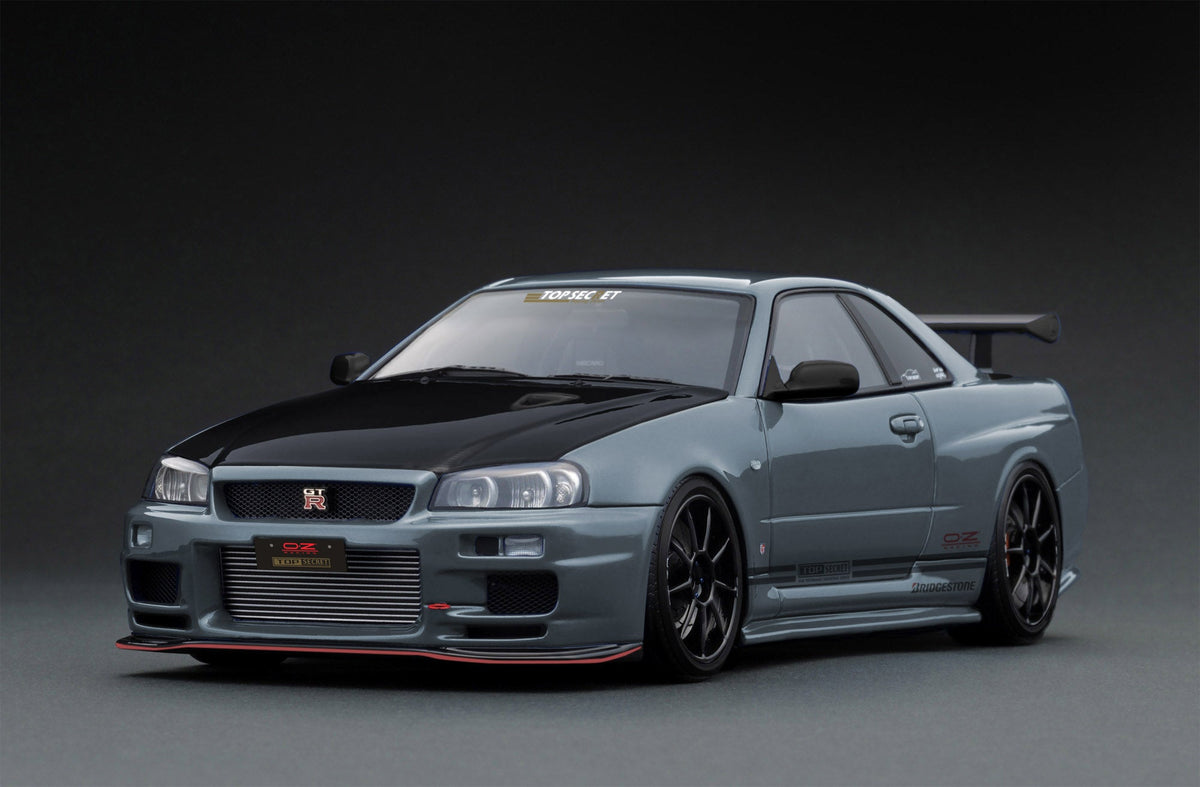 Ignition Model 1:18 TOP SECRET 34GT-R (BNR34) Stealth Gray IG3639