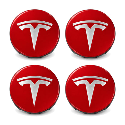 4 Pcs Hub Caps Covers Car for Tesla Model 3/Y/S/X (Diameter 56MM)