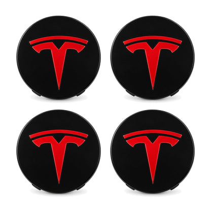 4 Pcs Hub Caps Covers Car for Tesla Model 3/Y/S/X (Diameter 56MM)