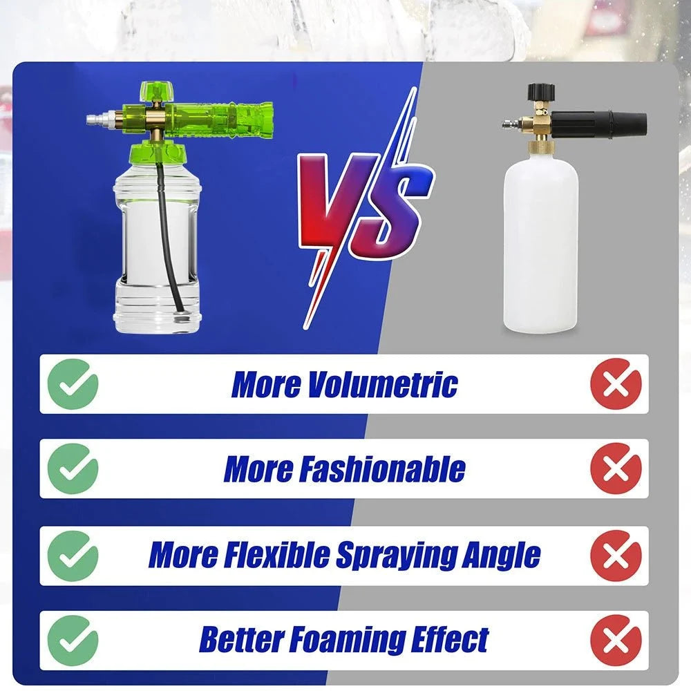 4000 PSI Foam Cannon for Pressure Washer - Aluminum Alloy Snow Foam Lance with 1/4" Quick Connect
