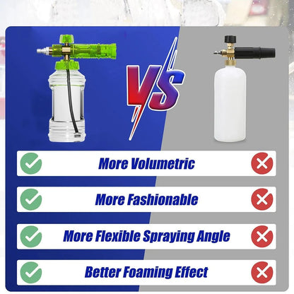 4000 PSI Foam Cannon for Pressure Washer - Aluminum Alloy Snow Foam Lance with 1/4" Quick Connect