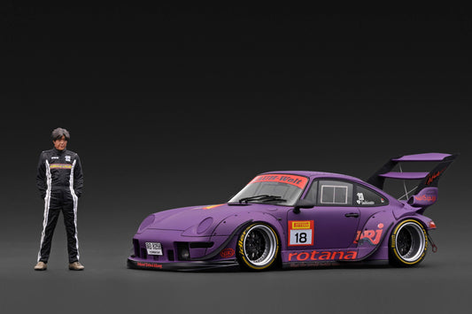 [Preorder] Ignition Model 1:18 RWB 993 Matte Purple With Mr. Nakai IG4042