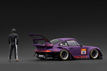 [Preorder] Ignition Model 1:18 RWB 993 Matte Purple With Mr. Nakai IG4042
