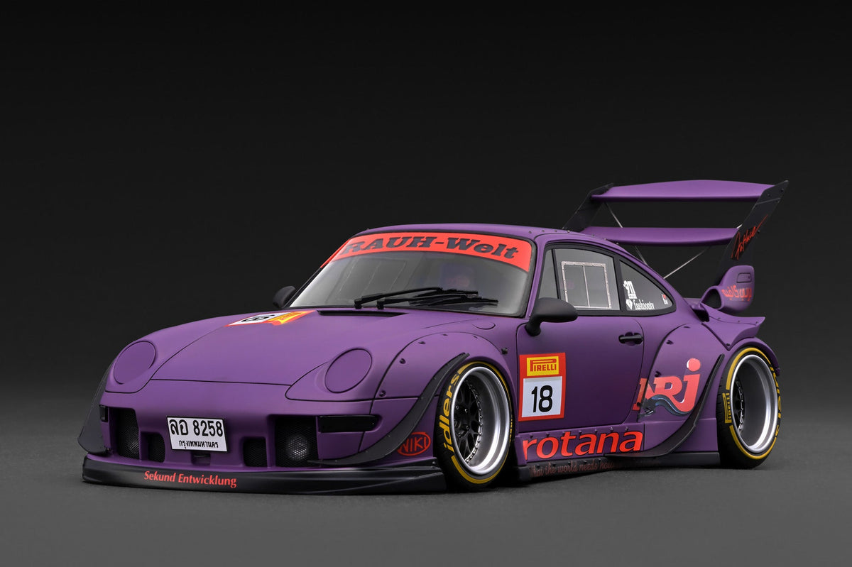 [Preorder] Ignition Model 1:18 RWB 993 Matte Purple With Mr. Nakai IG4042