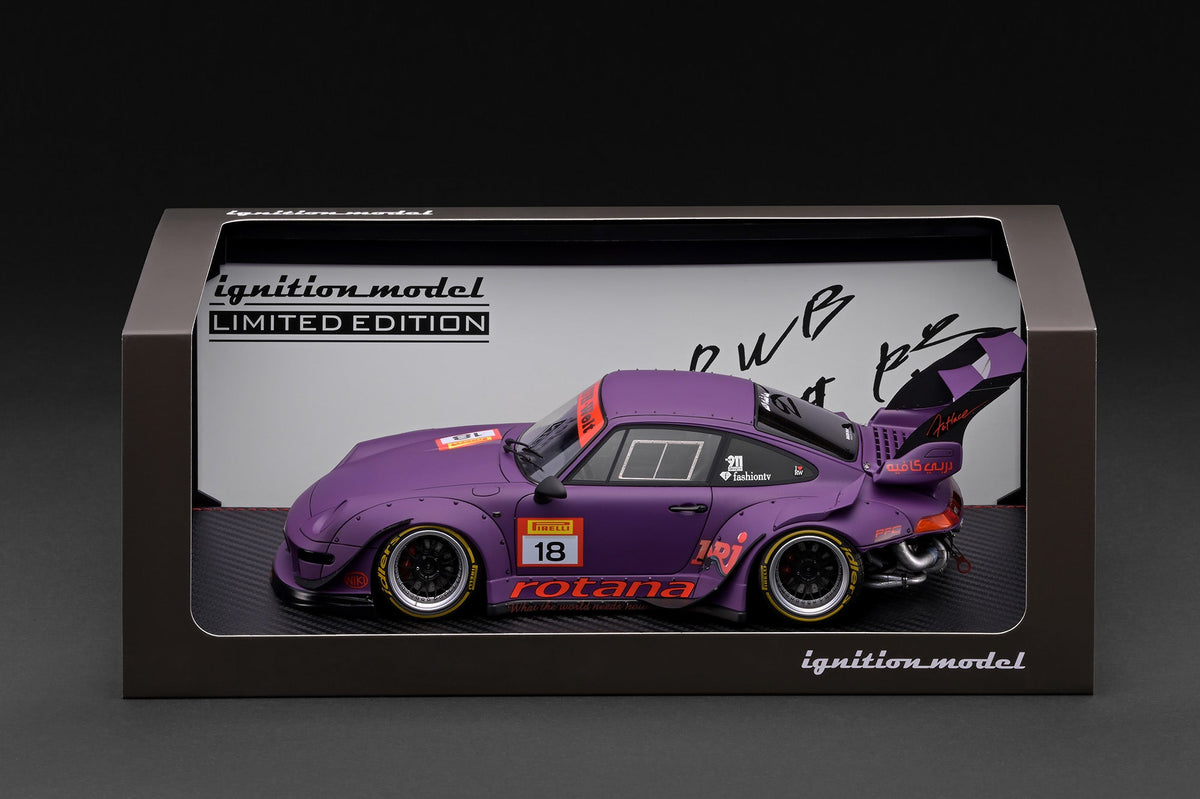 [Preorder] Ignition Model 1:18 RWB 993 Matte Purple With Mr. Nakai IG4042