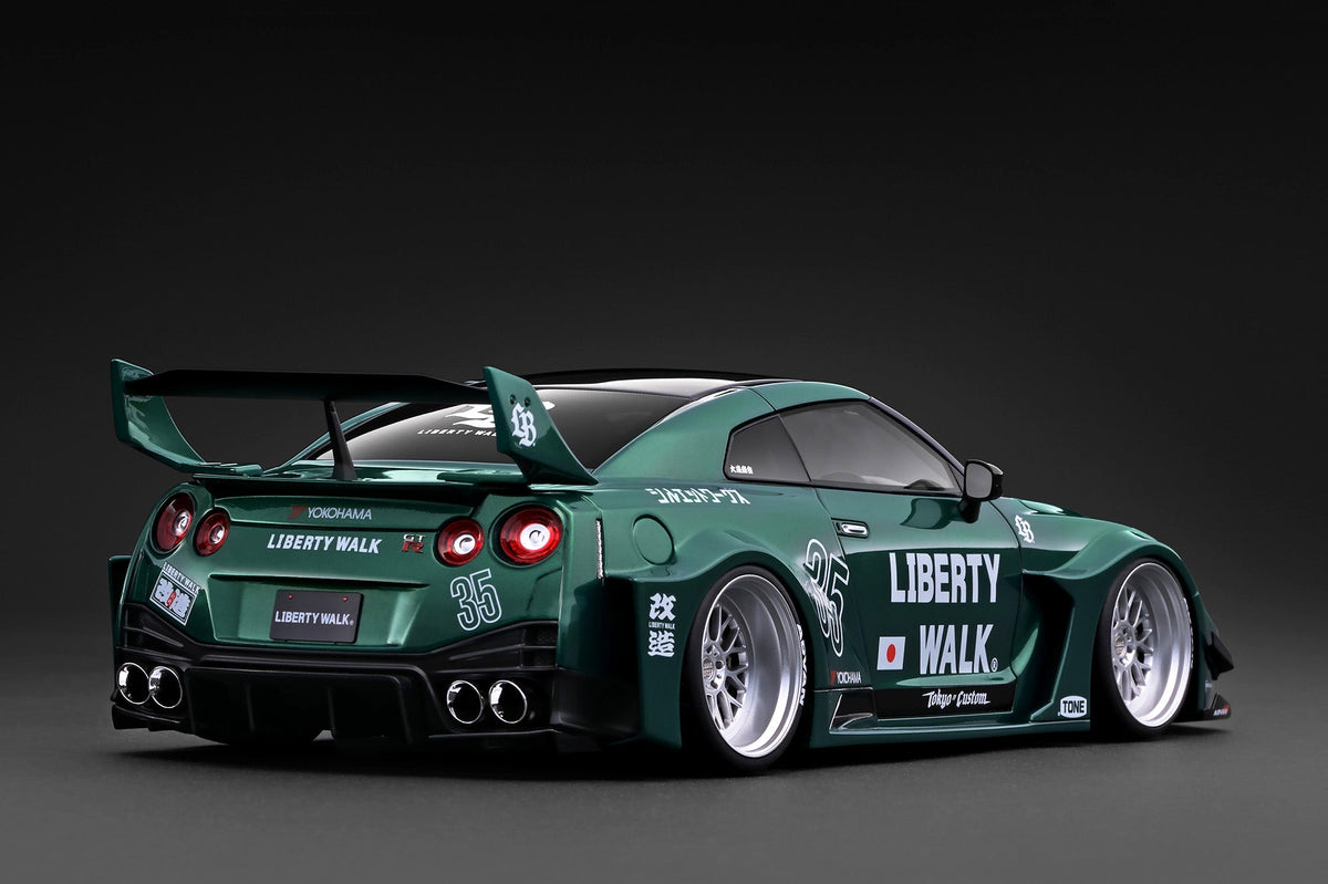 [Preorder] Ignition Model 1:18 LB-Silhouette WORKS GT Nissan 35GT-RR Green Metallic IG4140