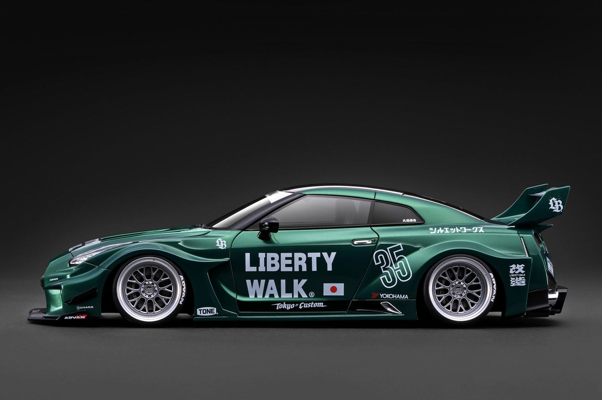 [Preorder] Ignition Model 1:18 LB-Silhouette WORKS GT Nissan 35GT-RR Green Metallic IG4140