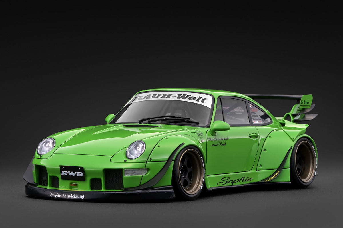 [Preorder] Ignition Model 1:18 Porsche RWB 993 Green IG4144