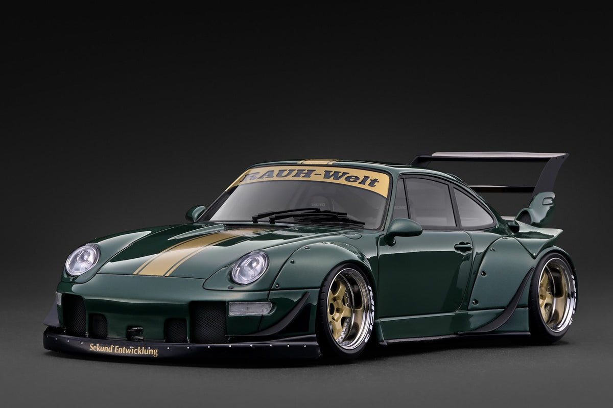 [Preorder] Ignition Model 1:18 Porsche RWB 993 Metallic Green IG4145