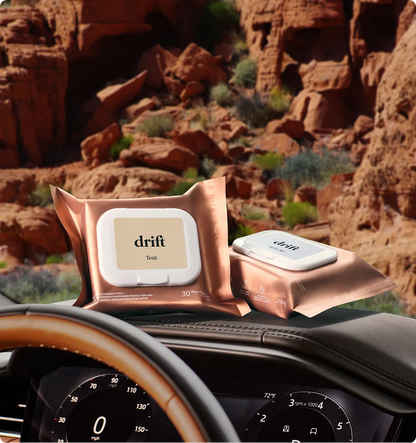 Scented Car Wipes Teak
