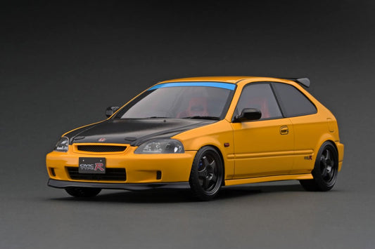 Ignition Model 1:18 Honda Civic (EK9) Type R Yellow IG2676