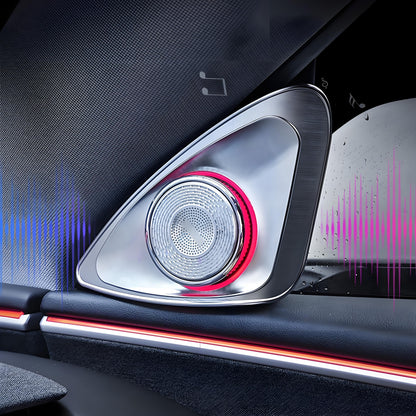 TESERY 4D Rotating LED Ambient Tweeter Speakers for Model Y Juniper / Model 3 Highland