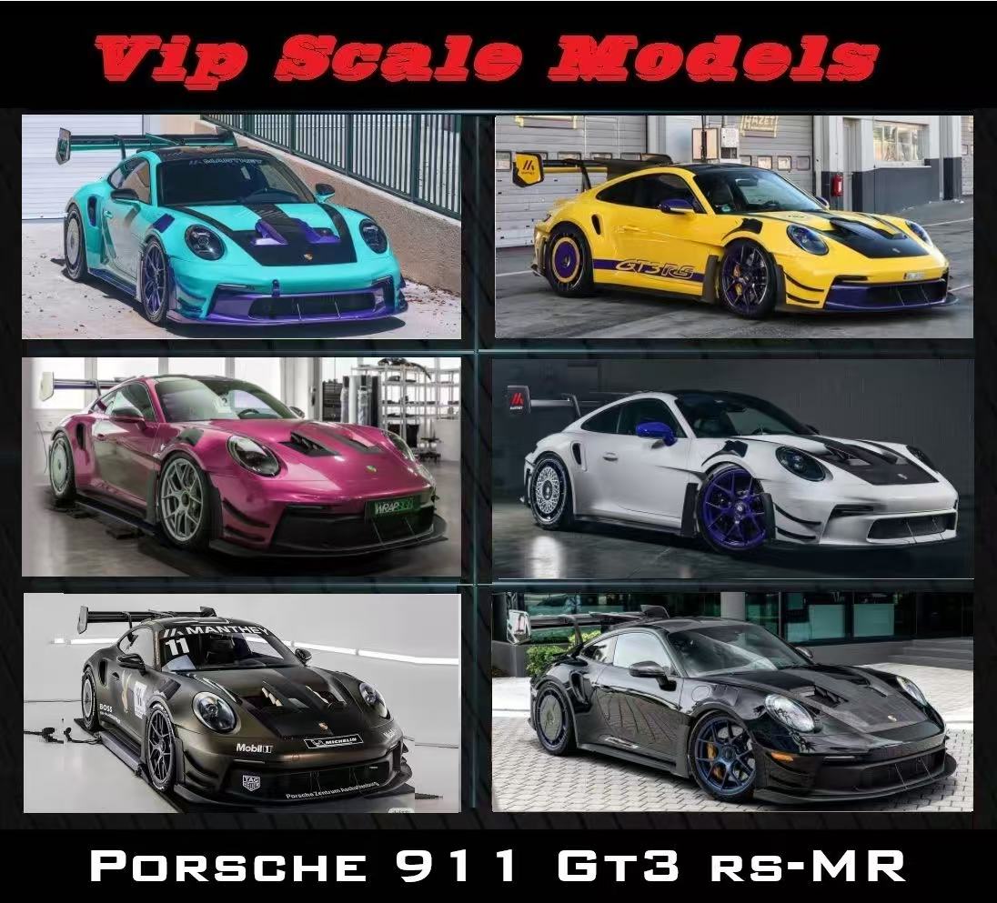 Vip Scale Models 1:18 Porsche 911 Gt3 RS-Manthey Racing (6 Colours)