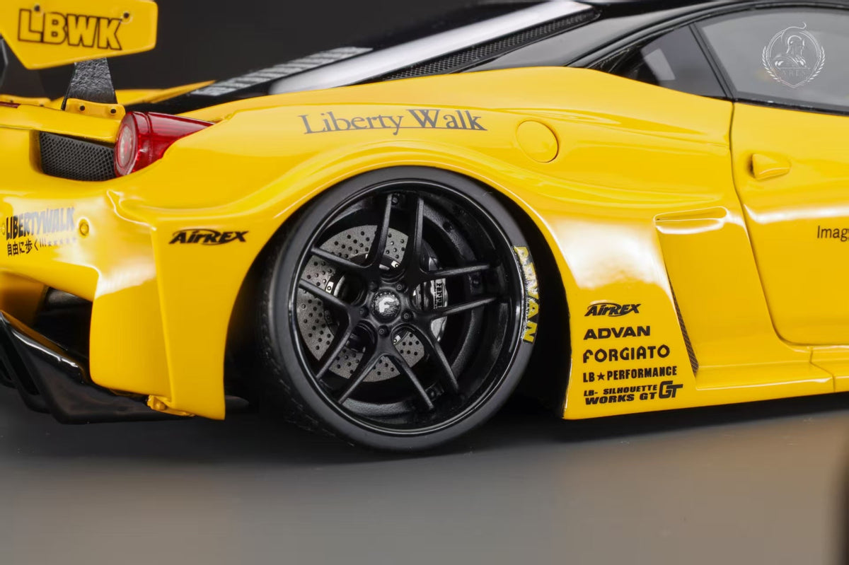 [Online Only] ARES Model 1:18 LB-SILHOUETTE WORKS Ferrari 458 GT AM24F004