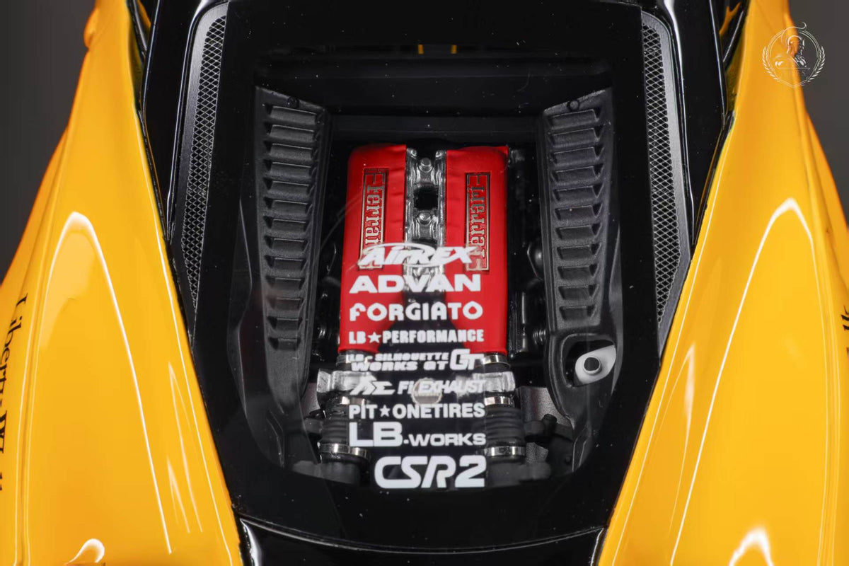 [Online Only] ARES Model 1:18 LB-SILHOUETTE WORKS Ferrari 458 GT AM24F004