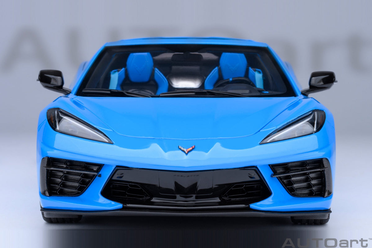 AUTOart 1:18 Chevrolet Corvette C8 Stingray Z51 in Rapid Blue 71281