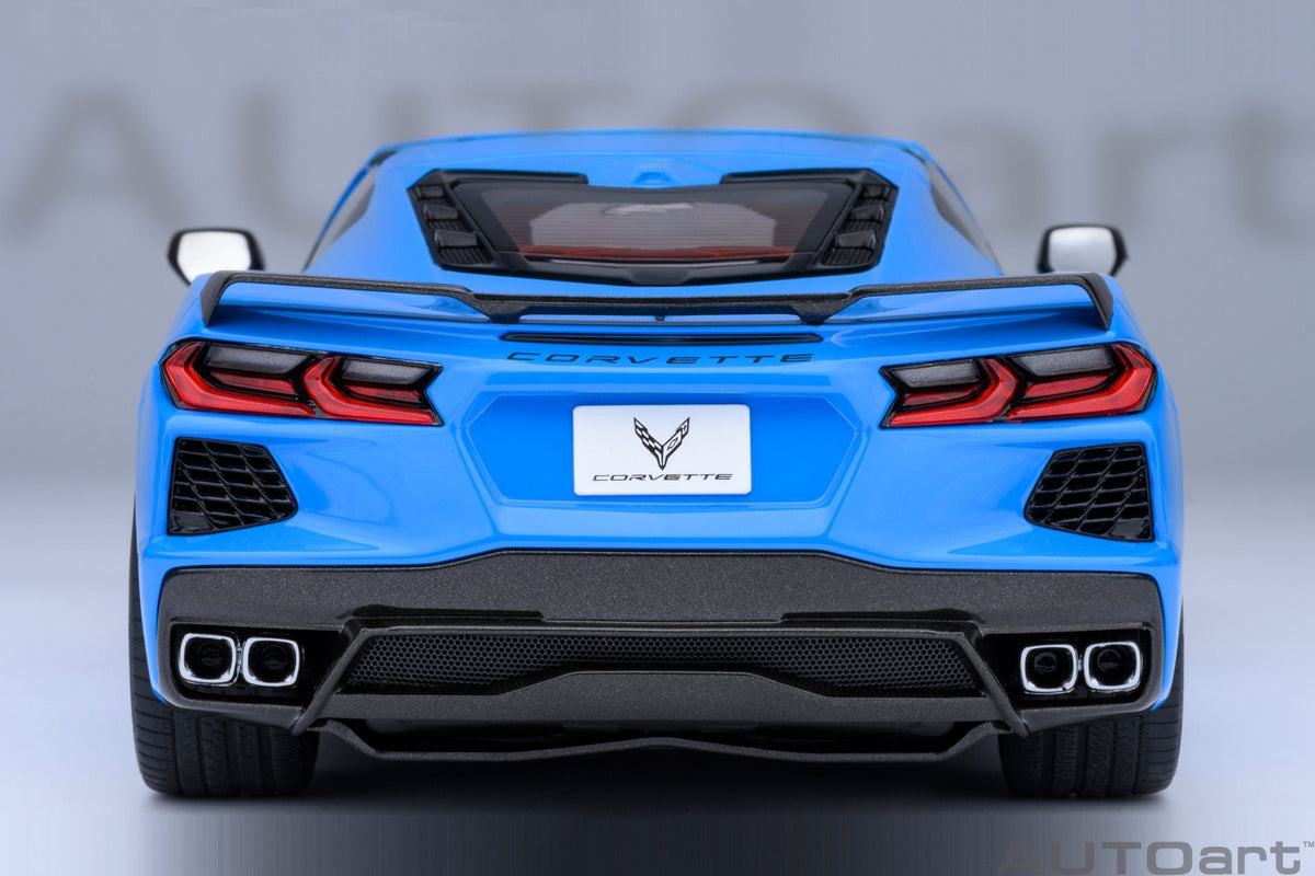 AUTOart 1:18 Chevrolet Corvette C8 Stingray Z51 in Rapid Blue 71281