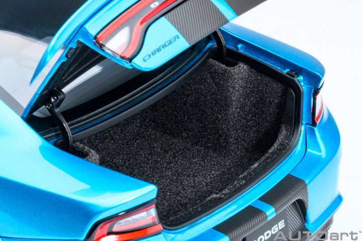 AUTOart 1:18 Dodge Charger SRT Hellcat Redeye JailBreak B5 Blue 71753