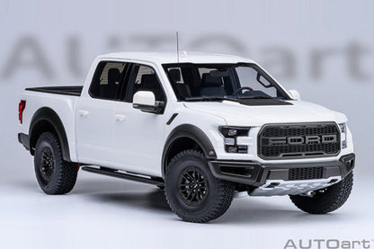 AUTOart 1:18 Ford F-150 Raptor Supercrew 2019 - Oxford White 72946