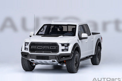AUTOart 1:18 Ford F-150 Raptor Supercrew 2019 - Oxford White 72946