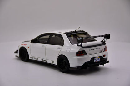 SUPER A 1:18 Mitsubishi EVO9 MR White FQ-360