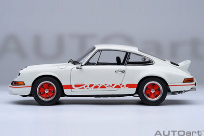 AutoArt 1:18 Porsche 911 Carrera 2.7 RS "The Circuit Wolf" - White 78026
