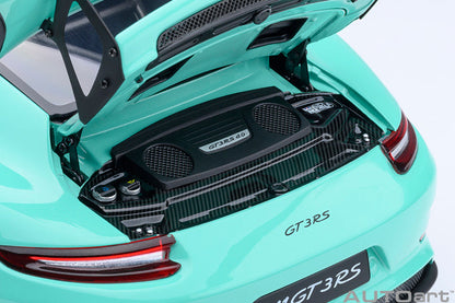 AUTOart 1:18 Porsche 911 (991.2) GT3 RS Mint Green 78181
