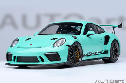 AUTOart 1:18 Porsche 911 (991.2) GT3 RS Mint Green 78181