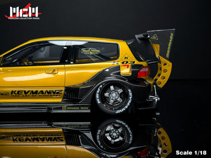 [Preorder] MCM 1:18 Honda Kevamannz 1996 EG6 Hatchback Wide  Body (5 Colours)