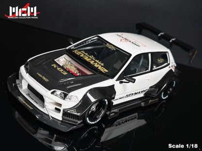 [Preorder] MCM 1:18 Honda Kevamannz 1996 EG6 Hatchback Wide  Body (5 Colours)