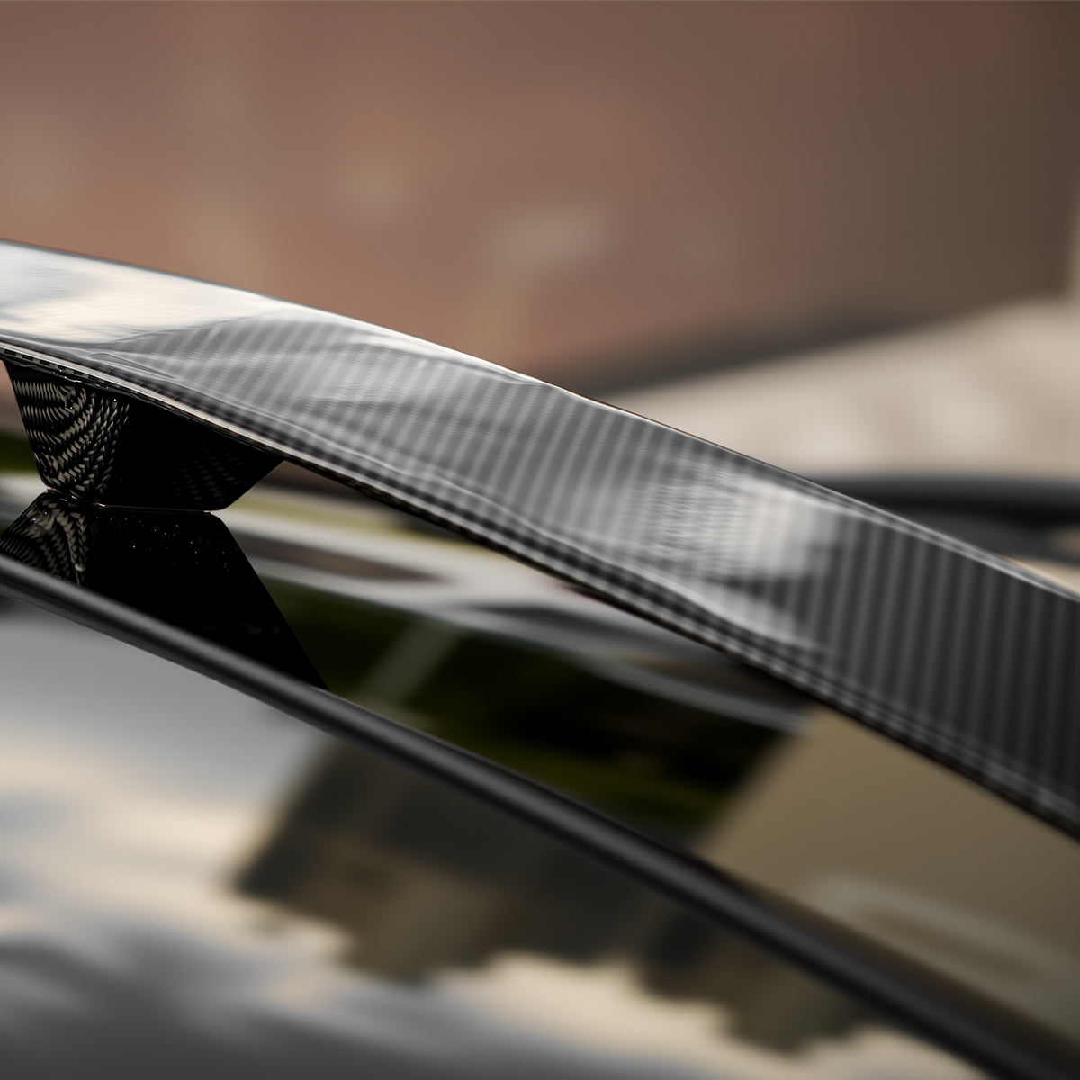 Dry Carbon Fiber Roof Spoiler for Model Y 2020-2026 | TESERY