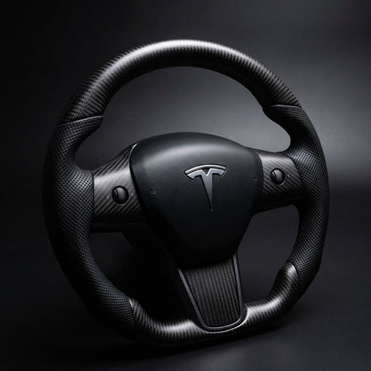 Carbon Fiber Sport Steering Wheel for Tesla Model 3 / Y 【Style 39】