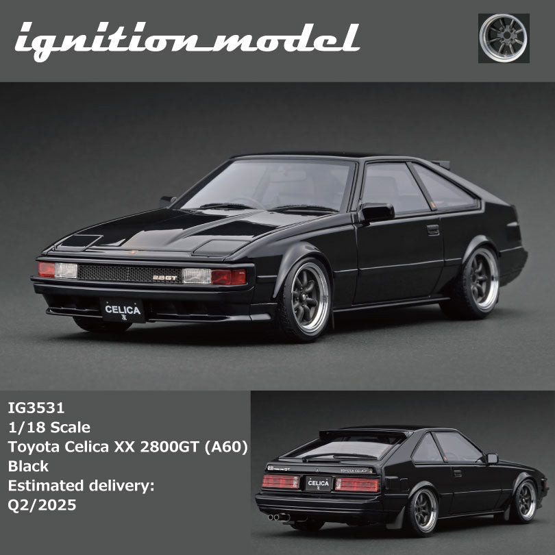 Ignition Model 1:18 Toyota Celica XX 2800GT (A60) Black IG3531