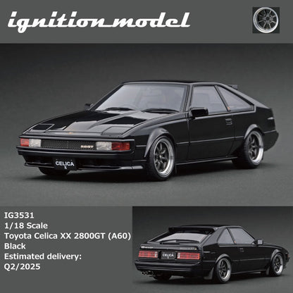 Ignition Model 1:18 Toyota Celica XX 2800GT (A60) Black IG3531