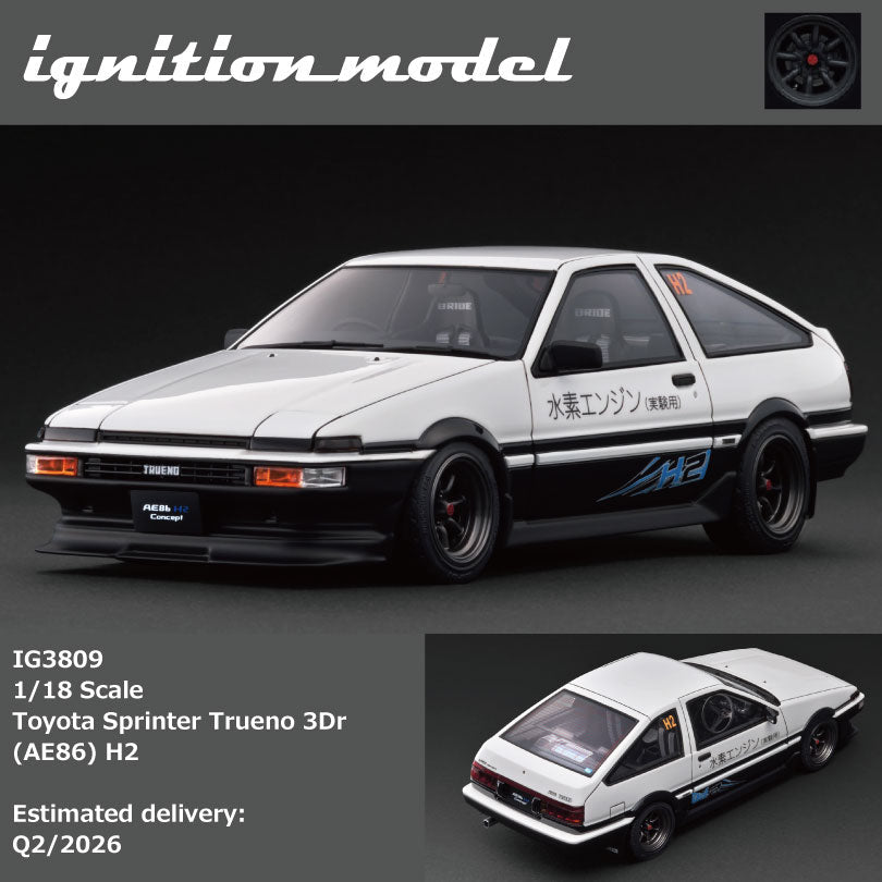 Ignition Model 1:18 Toyota Sprinter Trueno 3Dr (AE86) H2 IG3809