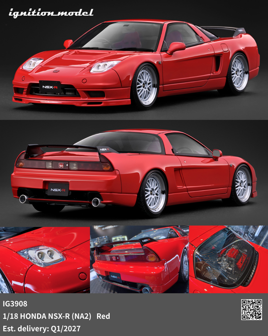 [Preorder] Ignition Model 1:18 Honda NSX-R (NA2) Red IG3908