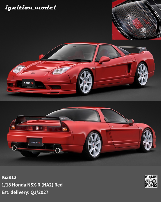 [Preorder] Ignition Model 1:18 Honda NSX-R (NA2) Red IG3912