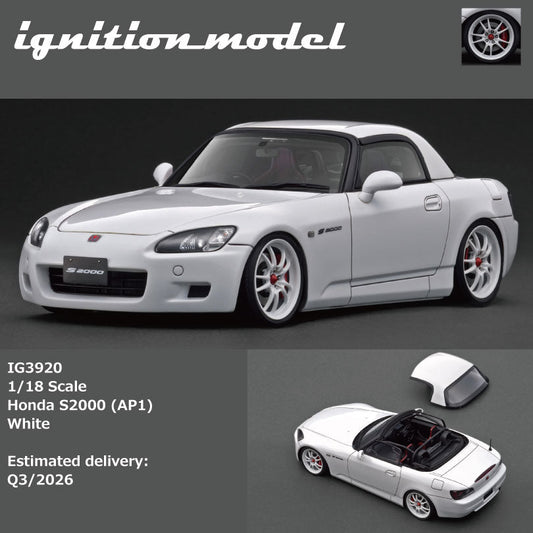 Ignition Model 1:18 Honda S2000 (AP1) White IG3920